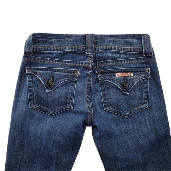 Hudson Blue Jeans Signature Bootcut Dk Wash Flap-Pocket Stretch Wmn 26 (28x29.5) - Picture 1 of 11